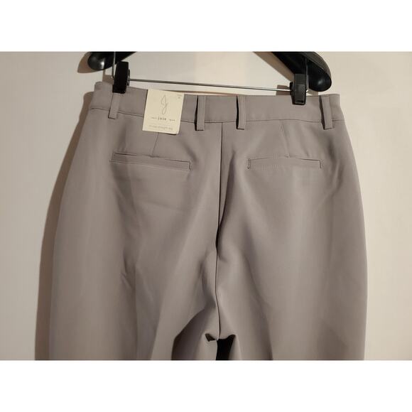 Joie NWT Hi Rise Straight Leg Trouser Dress Pants Womens Size 8 Gray Neutral - Picture 4 of 11